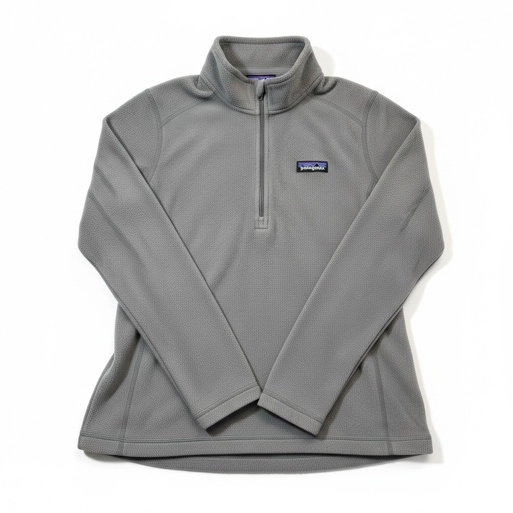 Patagonia Women's Better Sweater 1/4 Zip Fleece Jacket‎ Gray Size Small